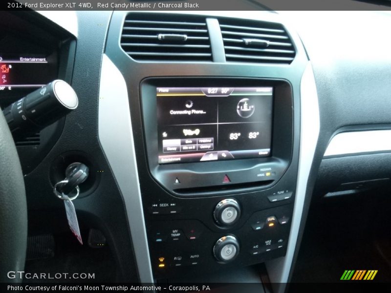 Red Candy Metallic / Charcoal Black 2012 Ford Explorer XLT 4WD