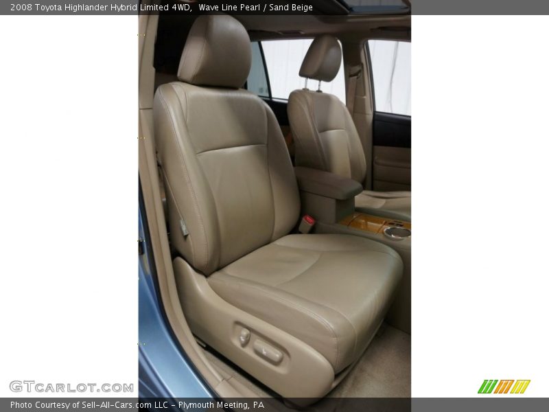 Wave Line Pearl / Sand Beige 2008 Toyota Highlander Hybrid Limited 4WD