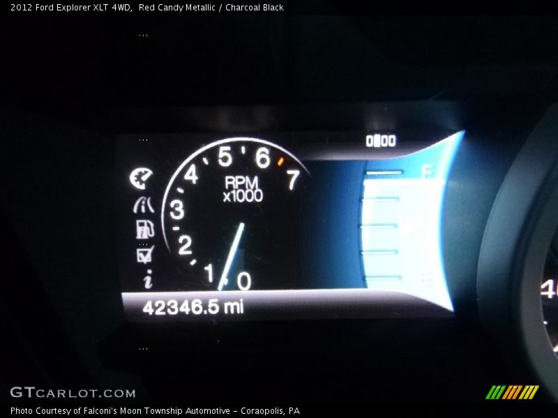 Red Candy Metallic / Charcoal Black 2012 Ford Explorer XLT 4WD
