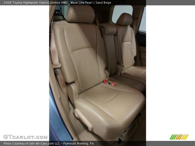 Wave Line Pearl / Sand Beige 2008 Toyota Highlander Hybrid Limited 4WD