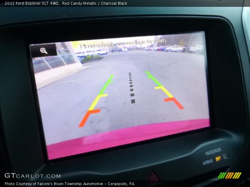 Red Candy Metallic / Charcoal Black 2012 Ford Explorer XLT 4WD