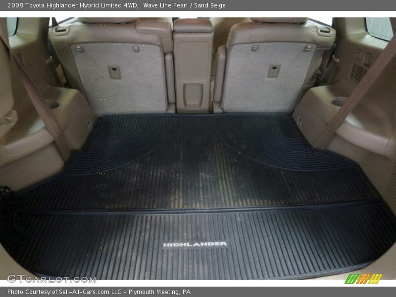 Wave Line Pearl / Sand Beige 2008 Toyota Highlander Hybrid Limited 4WD