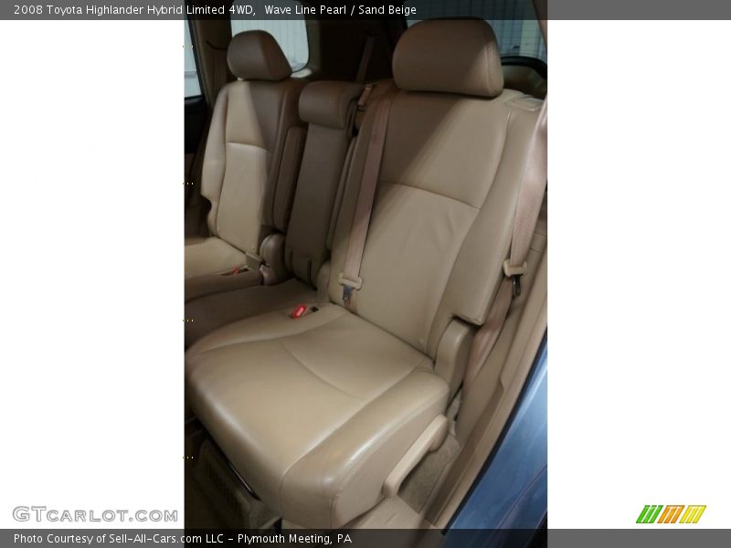 Wave Line Pearl / Sand Beige 2008 Toyota Highlander Hybrid Limited 4WD
