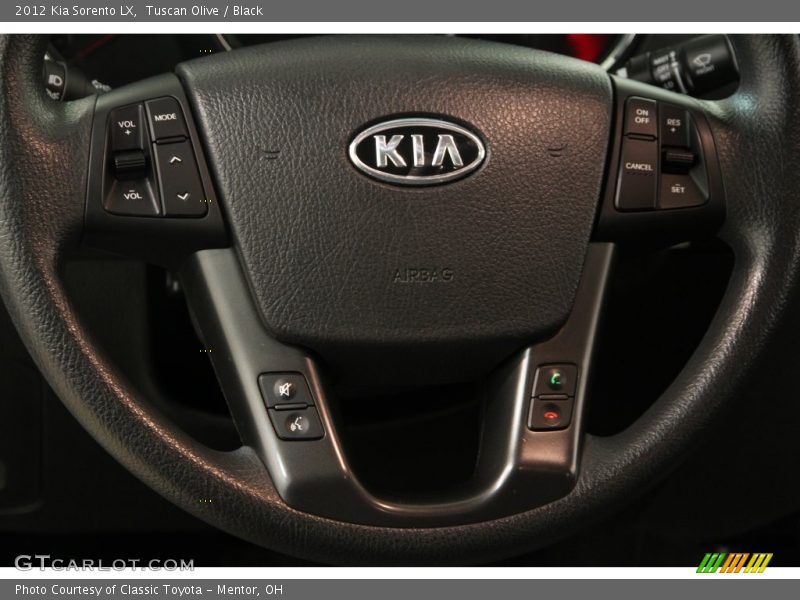 Tuscan Olive / Black 2012 Kia Sorento LX