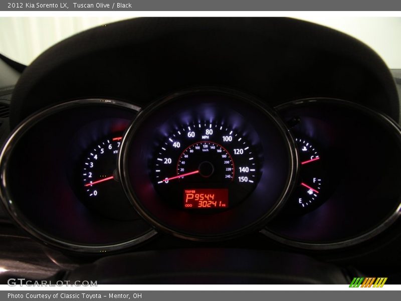 Tuscan Olive / Black 2012 Kia Sorento LX