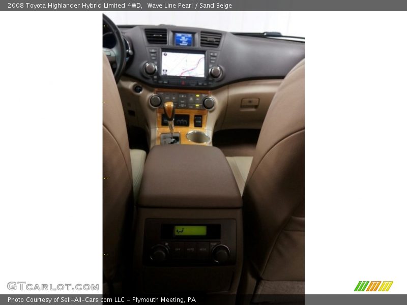 Wave Line Pearl / Sand Beige 2008 Toyota Highlander Hybrid Limited 4WD