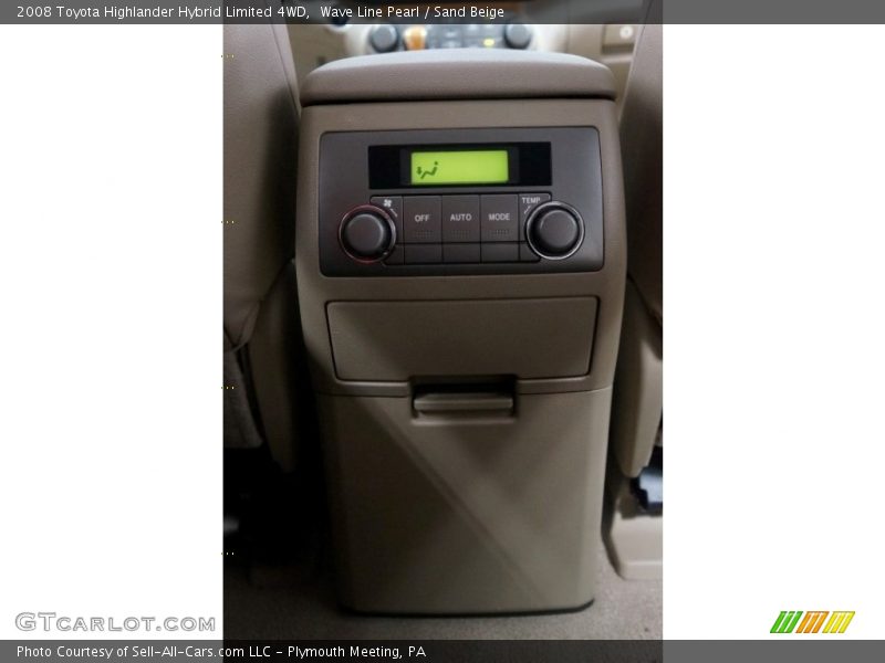 Wave Line Pearl / Sand Beige 2008 Toyota Highlander Hybrid Limited 4WD