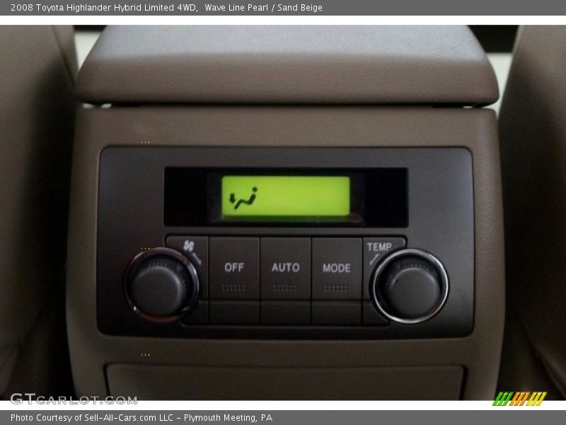 Wave Line Pearl / Sand Beige 2008 Toyota Highlander Hybrid Limited 4WD