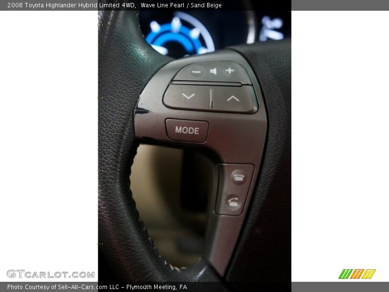 Wave Line Pearl / Sand Beige 2008 Toyota Highlander Hybrid Limited 4WD
