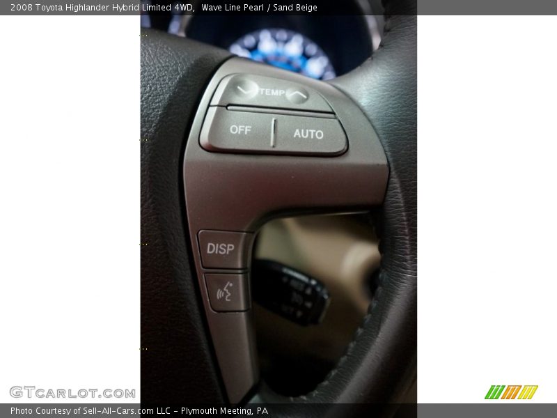 Wave Line Pearl / Sand Beige 2008 Toyota Highlander Hybrid Limited 4WD