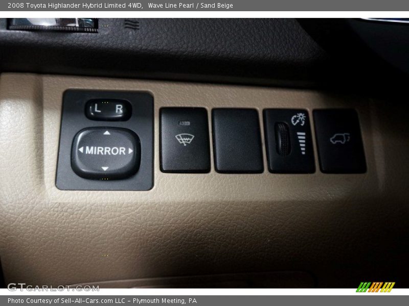 Wave Line Pearl / Sand Beige 2008 Toyota Highlander Hybrid Limited 4WD