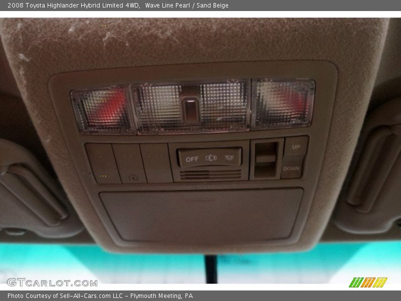 Wave Line Pearl / Sand Beige 2008 Toyota Highlander Hybrid Limited 4WD