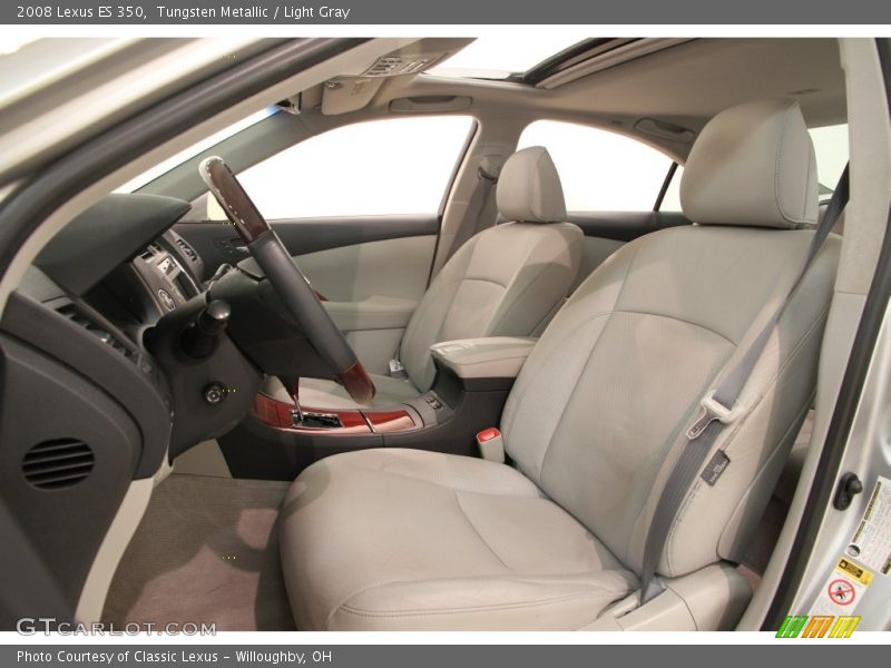 Tungsten Metallic / Light Gray 2008 Lexus ES 350