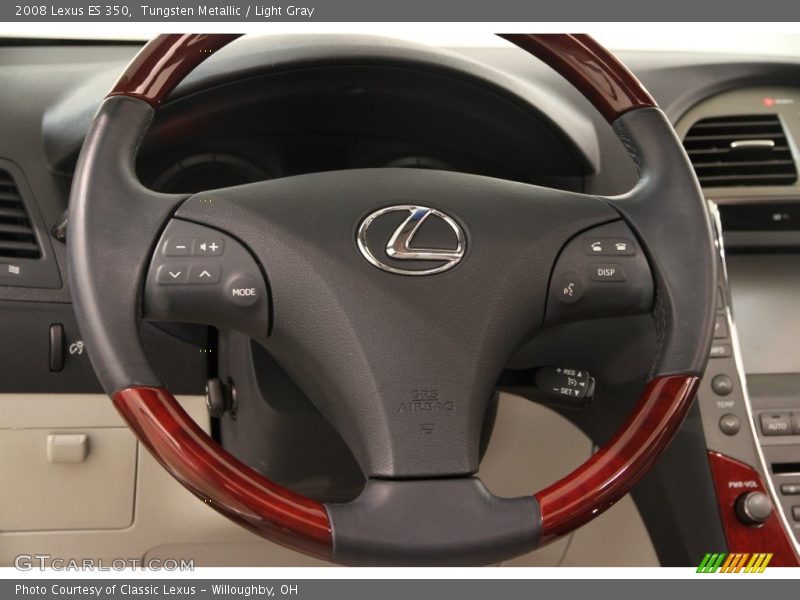 Tungsten Metallic / Light Gray 2008 Lexus ES 350