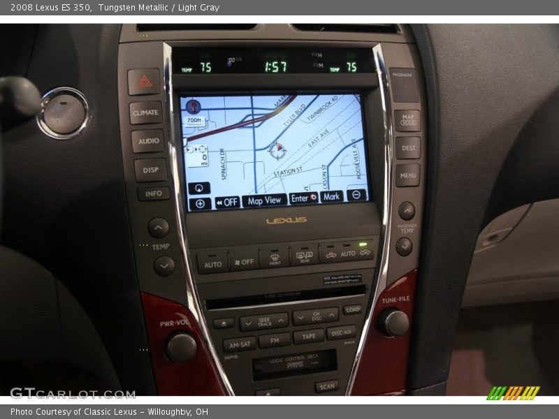 Tungsten Metallic / Light Gray 2008 Lexus ES 350