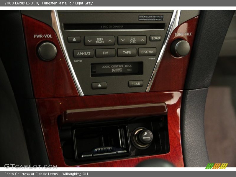Tungsten Metallic / Light Gray 2008 Lexus ES 350