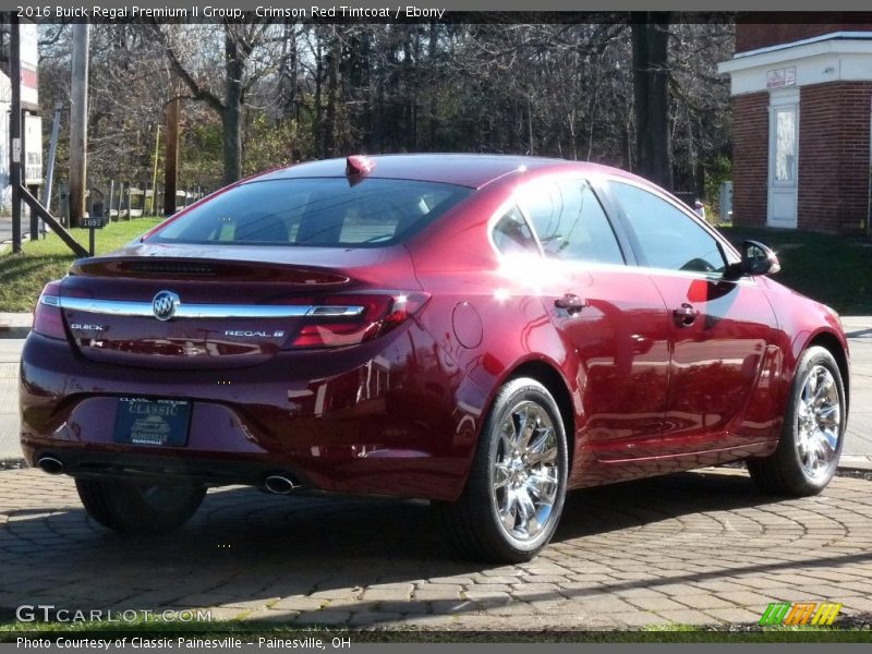 Crimson Red Tintcoat / Ebony 2016 Buick Regal Premium II Group