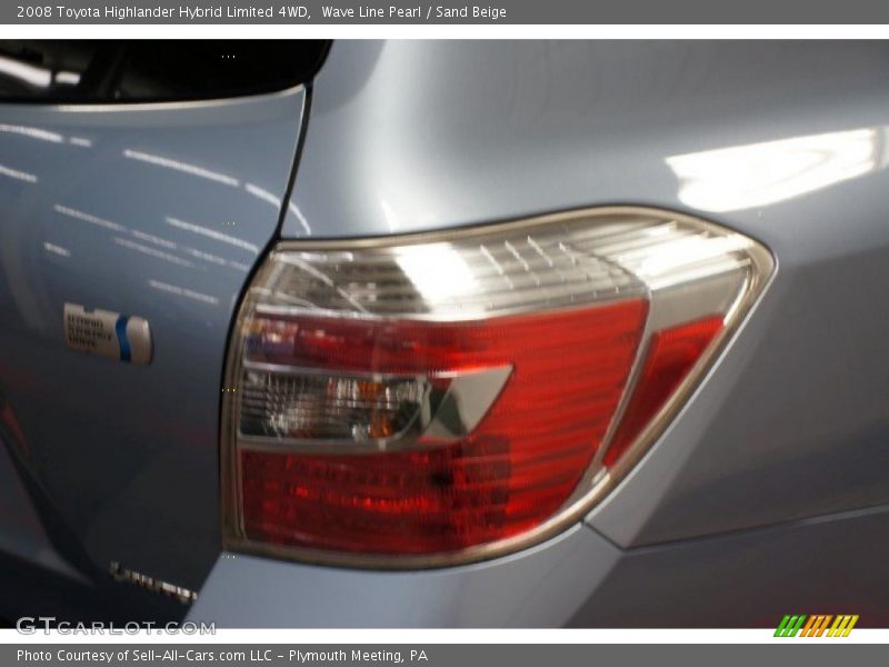 Wave Line Pearl / Sand Beige 2008 Toyota Highlander Hybrid Limited 4WD