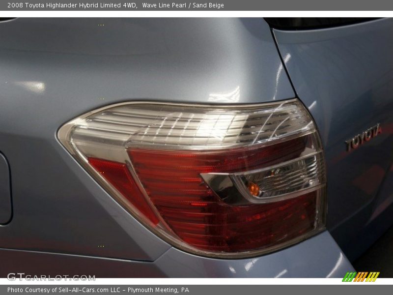 Wave Line Pearl / Sand Beige 2008 Toyota Highlander Hybrid Limited 4WD
