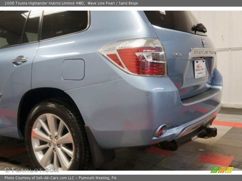 Wave Line Pearl / Sand Beige 2008 Toyota Highlander Hybrid Limited 4WD