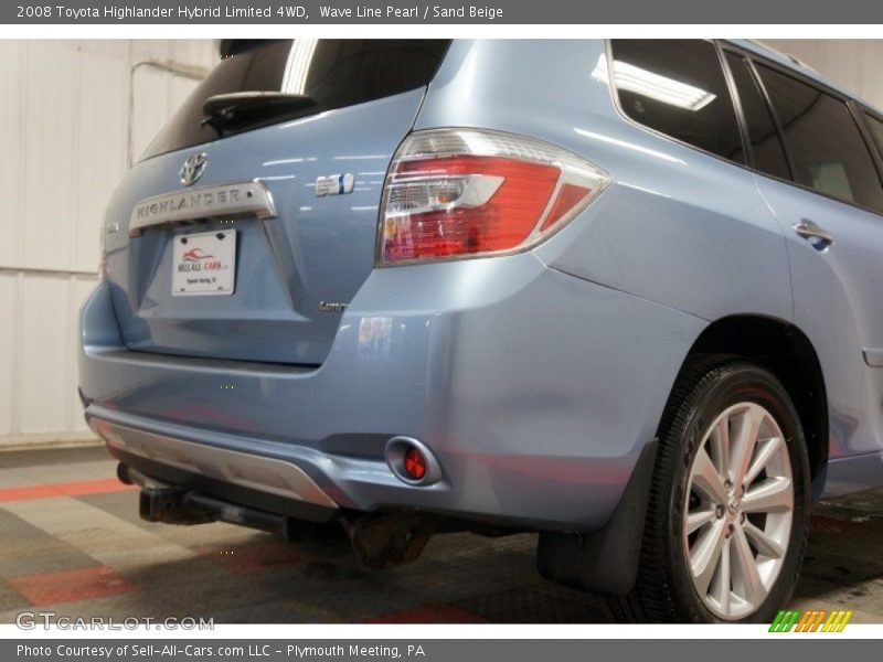 Wave Line Pearl / Sand Beige 2008 Toyota Highlander Hybrid Limited 4WD