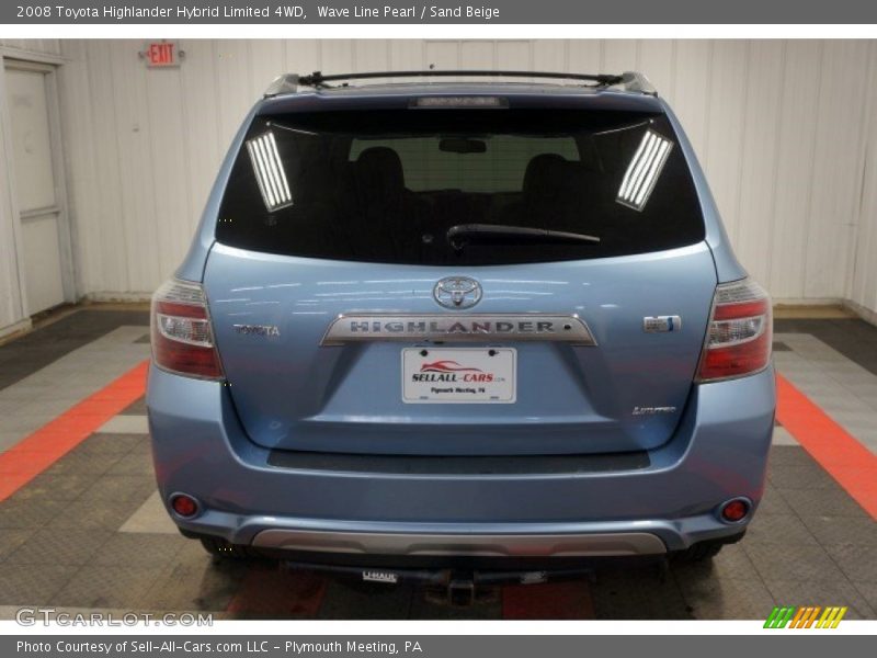 Wave Line Pearl / Sand Beige 2008 Toyota Highlander Hybrid Limited 4WD