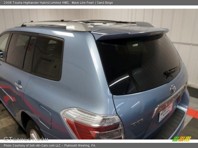 Wave Line Pearl / Sand Beige 2008 Toyota Highlander Hybrid Limited 4WD