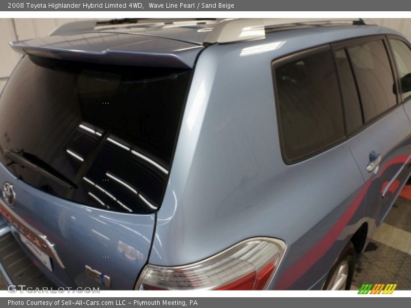 Wave Line Pearl / Sand Beige 2008 Toyota Highlander Hybrid Limited 4WD