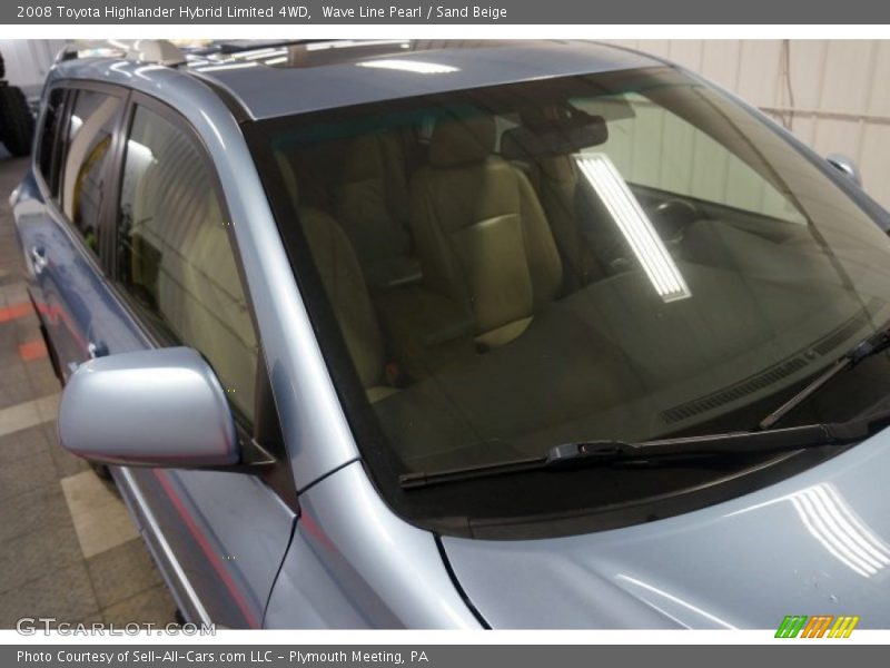 Wave Line Pearl / Sand Beige 2008 Toyota Highlander Hybrid Limited 4WD