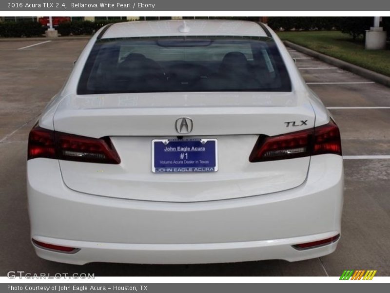 Bellanova White Pearl / Ebony 2016 Acura TLX 2.4