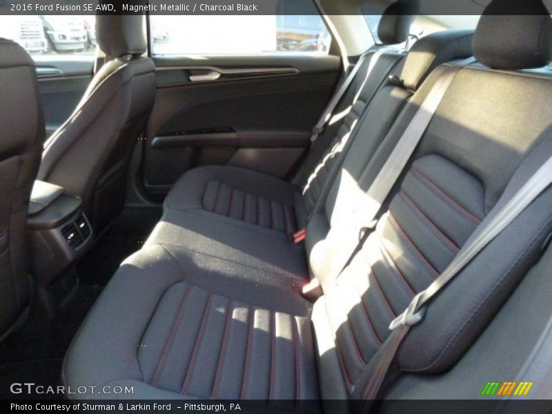 Magnetic Metallic / Charcoal Black 2016 Ford Fusion SE AWD