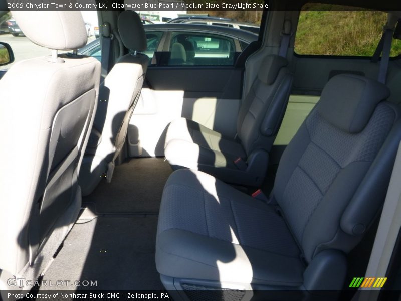 Clearwater Blue Pearl / Medium Slate Gray/Light Shale 2009 Chrysler Town & Country LX
