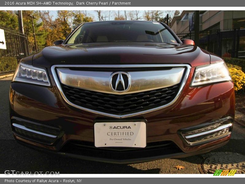 Dark Cherry Pearl / Parchment 2016 Acura MDX SH-AWD Technology