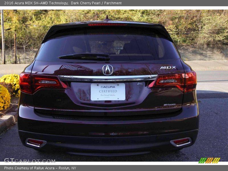 Dark Cherry Pearl / Parchment 2016 Acura MDX SH-AWD Technology