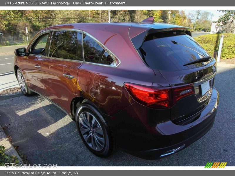 Dark Cherry Pearl / Parchment 2016 Acura MDX SH-AWD Technology