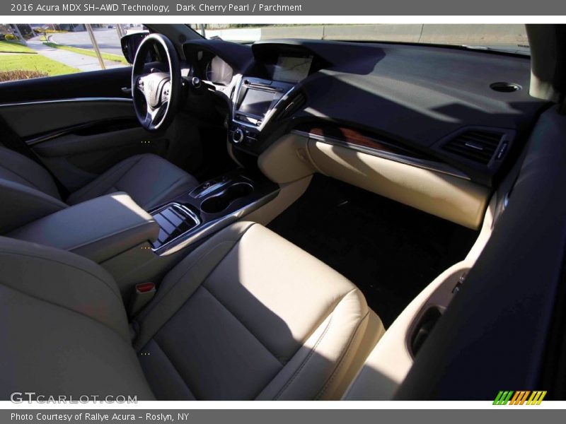 Dark Cherry Pearl / Parchment 2016 Acura MDX SH-AWD Technology