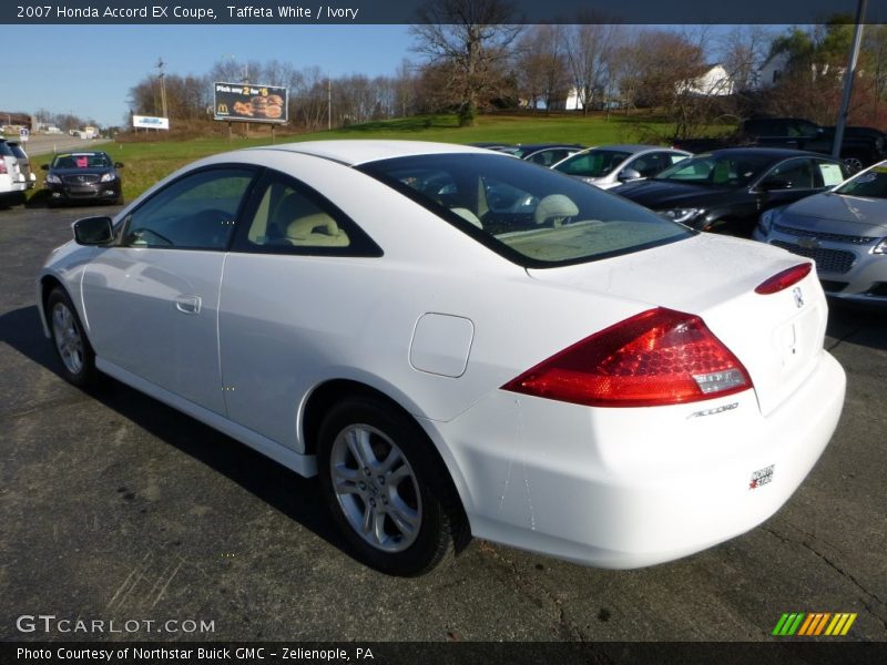 Taffeta White / Ivory 2007 Honda Accord EX Coupe