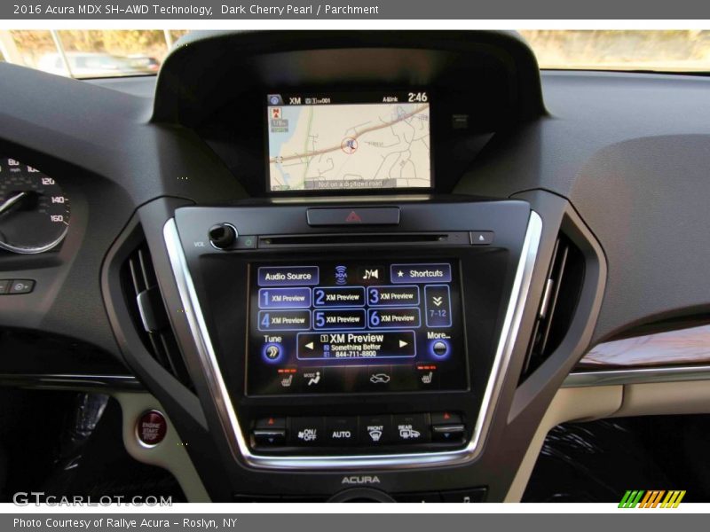 Dark Cherry Pearl / Parchment 2016 Acura MDX SH-AWD Technology