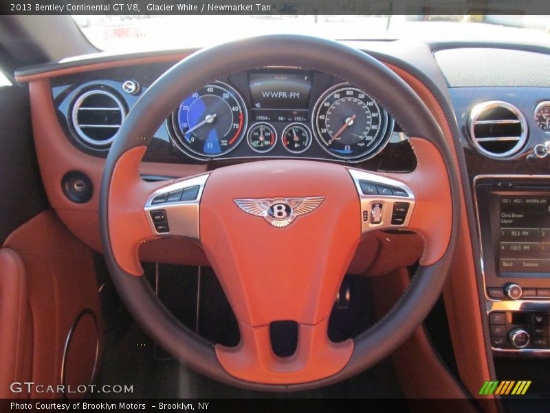 Glacier White / Newmarket Tan 2013 Bentley Continental GT V8