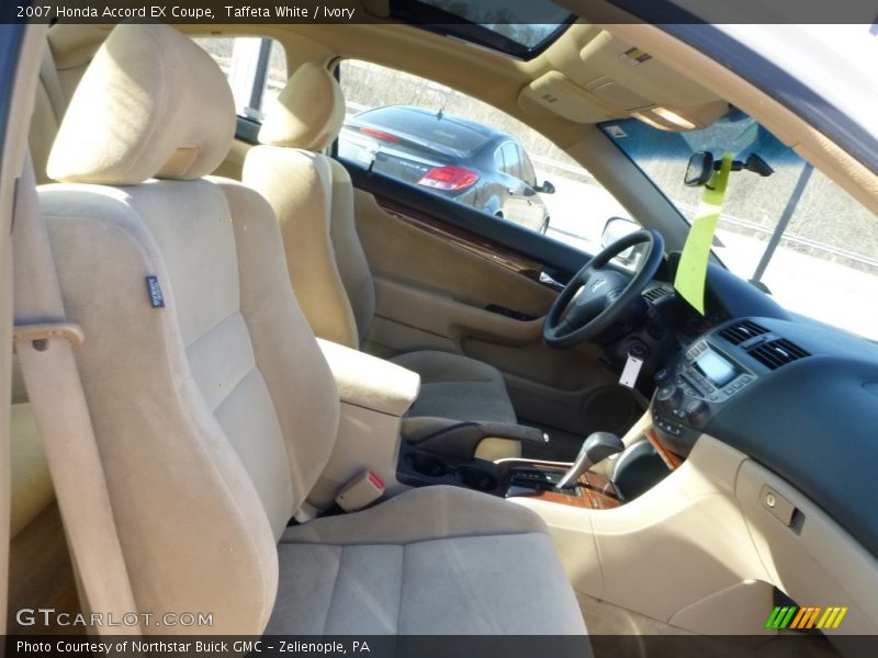 Taffeta White / Ivory 2007 Honda Accord EX Coupe