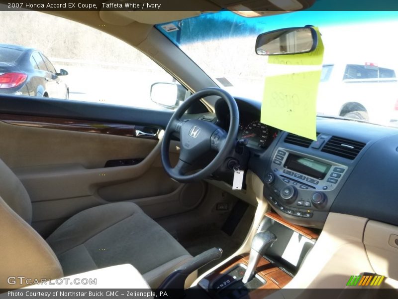Taffeta White / Ivory 2007 Honda Accord EX Coupe