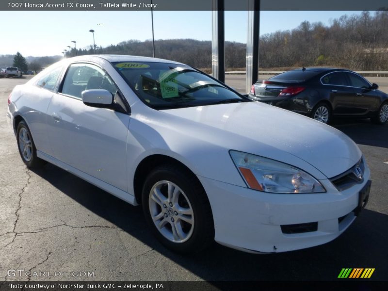 Taffeta White / Ivory 2007 Honda Accord EX Coupe