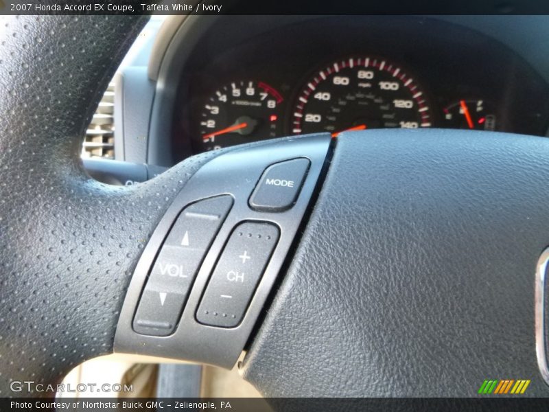 Taffeta White / Ivory 2007 Honda Accord EX Coupe