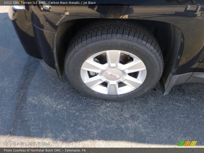 Carbon Black Metallic / Jet Black 2012 GMC Terrain SLE AWD