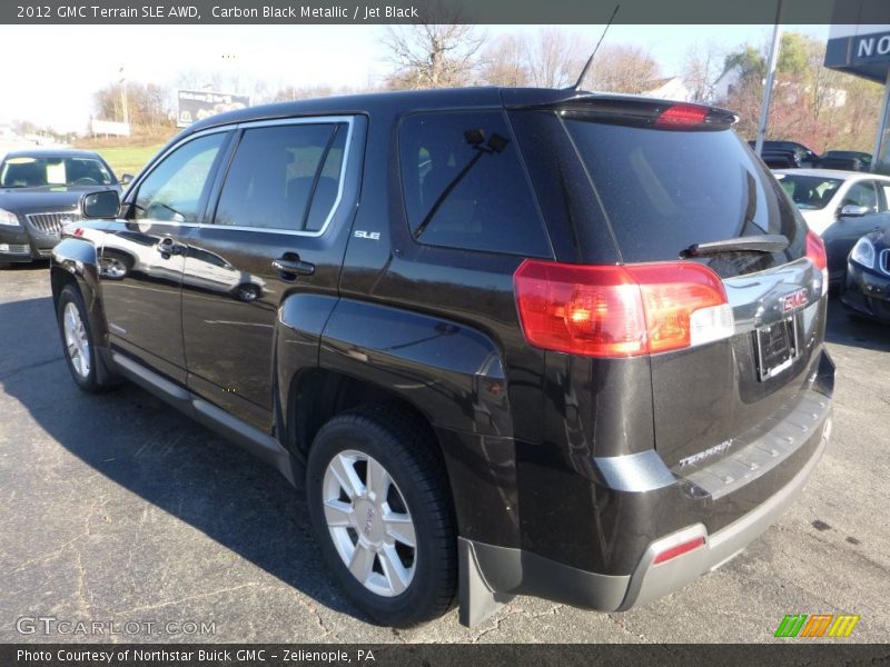 Carbon Black Metallic / Jet Black 2012 GMC Terrain SLE AWD
