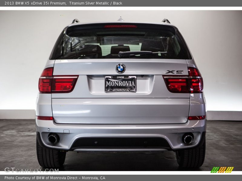 Titanium Silver Metallic / Black 2013 BMW X5 xDrive 35i Premium