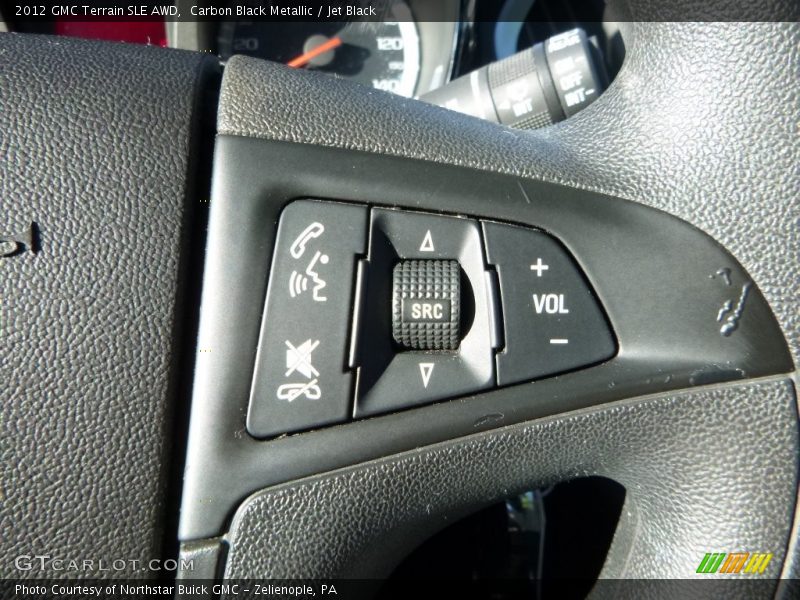 Carbon Black Metallic / Jet Black 2012 GMC Terrain SLE AWD