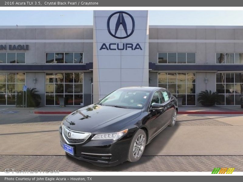 Crystal Black Pearl / Graystone 2016 Acura TLX 3.5