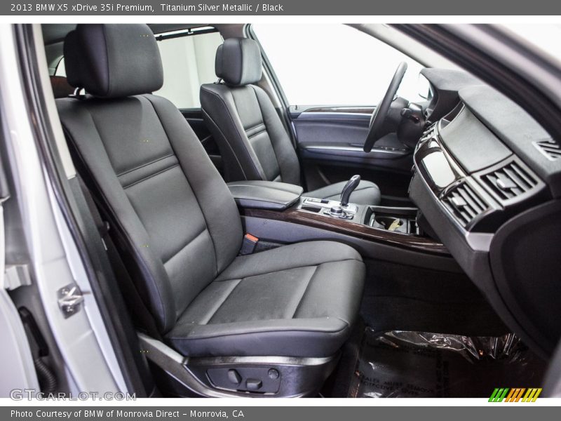 Titanium Silver Metallic / Black 2013 BMW X5 xDrive 35i Premium