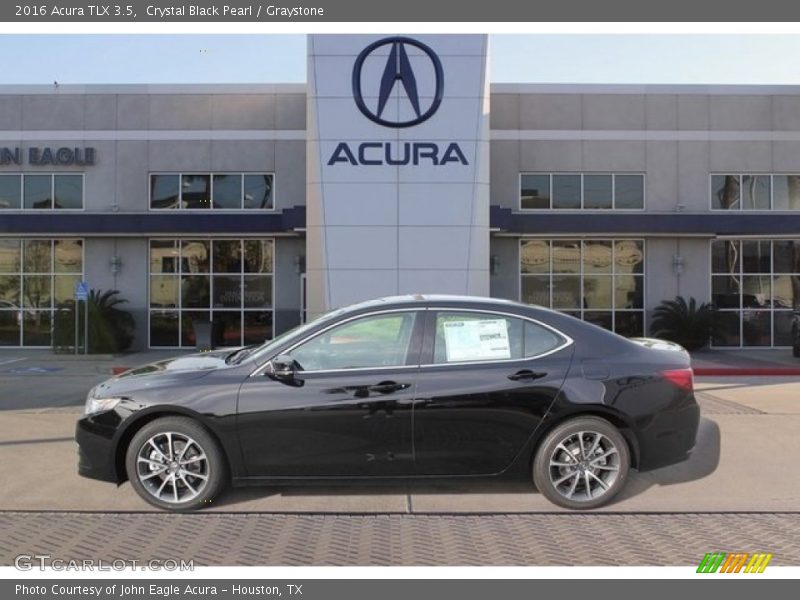 Crystal Black Pearl / Graystone 2016 Acura TLX 3.5